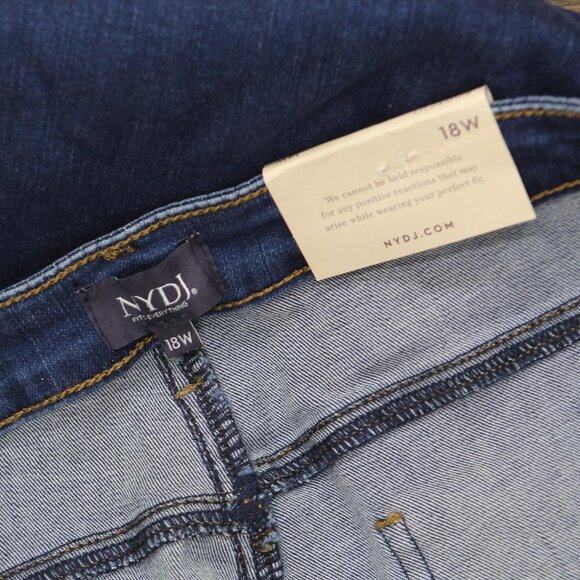 NWT NYDJ Womens Plus Barbara High Rise Bootcut Jeans WPRIBB8516 Quinn Blue 18W - Picture 7 of 8